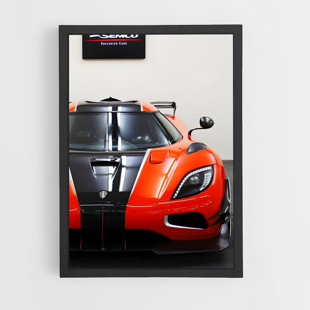Poster McLaren Éclatante – affiche Koenigsegg (vue 2)